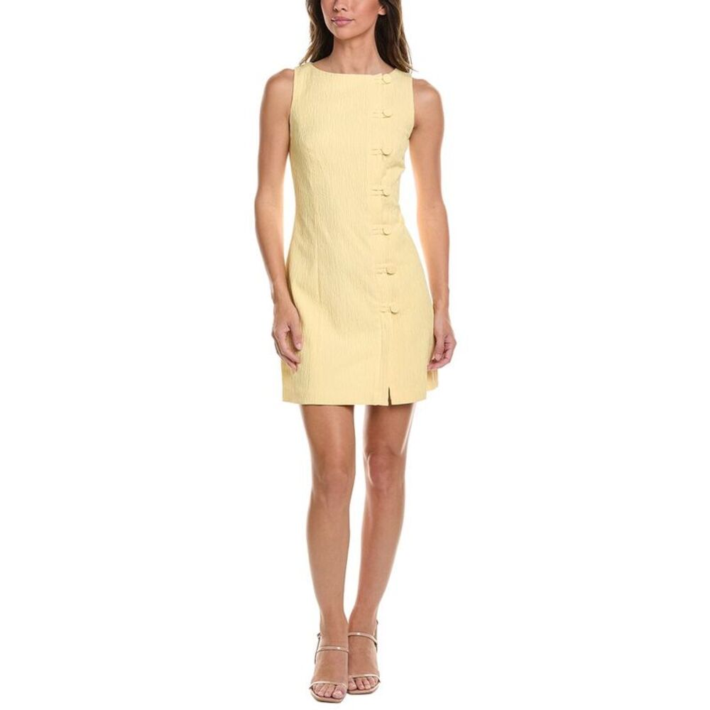Kenneth Cole Womens  Sheath Dress, Yellow